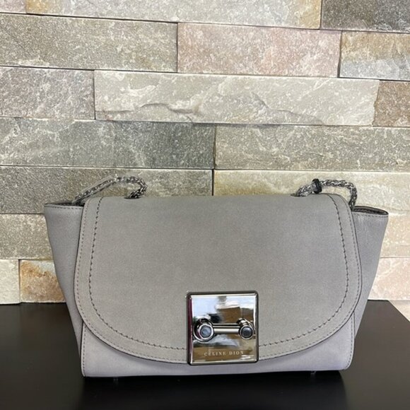 Celine Dion Collection Suede Baroque Clutch - Picture 5 of 9